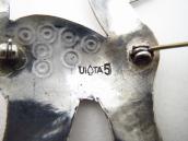 【UITA5】Antique Navajo Fawn/Deer Shape Silver Pin  c.1940～
