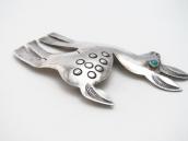 【UITA5】Antique Navajo Fawn/Deer Shape Silver Pin  c.1940～