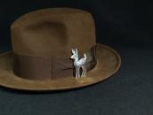 【UITA5】Antique Navajo Fawn/Deer Shape Silver Pin  c.1940～
