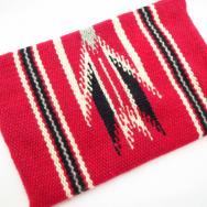 【Ganscraft】 Antique Red Chimayo Purse c.1945～
