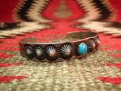 Antique Concho Repos & Stamped Cuff w/TQ  c.1930