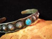 Antique Concho Repos & Stamped Cuff w/TQ  c.1930