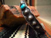 Antique Concho Repos & Stamped Cuff w/TQ  c.1930