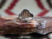 Antique【R.S.DAVIS】卍 Applique CigarBand Ring in Silver c.1930