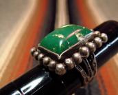 Antique Stamp Split Shank Ring w/Square TQ  c.1930