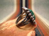 Antique Stamp Split Shank Ring w/Square TQ  c.1930