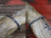 Atq Navajo Stamped Triangle & Twisted Wires Cuff  c.1930～ ①
