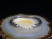 Atq Navajo Stamped Triangle & Twisted Wires Cuff  c.1930～ ①