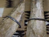 Atq Navajo Stamped Triangle & Twisted Wires Cuff c.1930～ ②