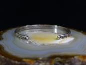 Atq Navajo Arrows Stamped Ingot Silver Narrow Cuff  c.1920～