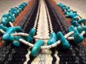 Vintage Turquoise Heishi Beads 2 strand Necklace