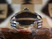 Vtg Navajo Gem Turquoise Cluster Wide Cuff Bracelet  c.1940～