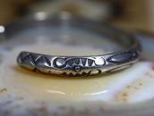 Atq Arrows Stamped Ingot Silver Triangle Wire Cuff  c.1920～