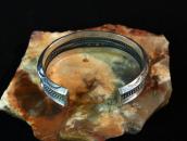 Vintage Navajo Hi-Grade Lone Mt. Turquoise Row Cuff  c.1950～