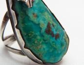 【Ramon Platero】 Vintage Silver Ring w/Gem TQ  c.1950～