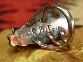 【Ramon Platero】 Vintage Silver Ring w/Gem TQ  c.1950～