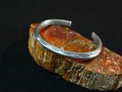 Antique Navajo Ingot Silver Unique TriangleWire Cuff c.1915～