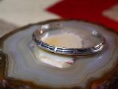 Atq Navajo Arrows Stamped Ingot Triangle Wire Cuff  c.1910～