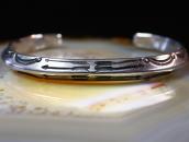 Atq Navajo Arrows Stamped Ingot Triangle Wire Cuff  c.1910～