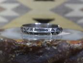 Antique Navajo 卍 & Arrows Stamped Triangle Wire Cuff  c.1930
