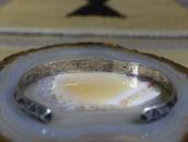 Antique Navajo 卍 & Arrows Stamped Triangle Wire Cuff  c.1930