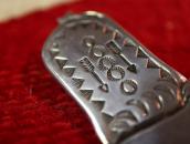 Atq Navajo Arrows Stapmed IngotSilver Boot Shape Pin c.1930～