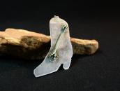 Atq Navajo Arrows Stapmed IngotSilver Boot Shape Pin c.1930～