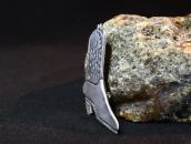 Atq Navajo Arrows Stapmed IngotSilver Boot Shape Pin c.1930～