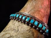 Vintage Stamped Square Silver Wire Cuff  c.1950～