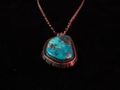 Vintage Hopi Chain Necklace w/GemGrade Morenci TQ