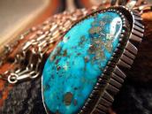 Vintage Hopi Chain Necklace w/GemGrade Morenci TQ