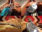 Vintage Hopi Chain Necklace w/GemGrade Morenci TQ