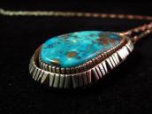 Vintage Hopi Chain Necklace w/GemGrade Morenci TQ