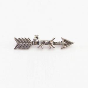 Atq 【Maisel's】 Arrow & Horse Silver Small Pin Brooch c.1935～