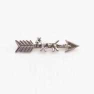 Atq 【Maisel's】 Arrow & Horse Silver Small Pin Brooch c.1935～