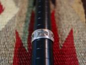 Vtg 【BELL TRADING POST】 Thunderbird Silver Band Ring  c.1950