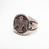 Vintage 【Maisel's】 Thunderbird Casted Silver Ring  c.1940～
