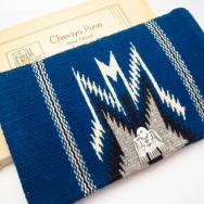 Antique【Ganscraft】Blue Chimayo Purse w/T-Bird Concho c.1930～