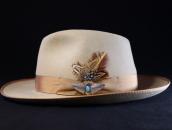 Antique Navajo Tunderbird Shaped Pin w/Gem Turquoise c.1930～