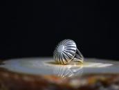 Attr. to【Ike Wilson】Burst Stamped Concho Face Ring  c.1935～