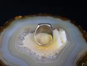 Vintage Navajo Turquoise Inlay Cast Silver Mens Ring c.1965～