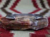 Antique Navajo Carinated Ingot Silver Stamped Cuff c.1930～