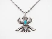 【Horace Iule】Zuni Knifewing Top Necklace w/Turquoise c.1935～