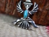 【Horace Iule】Zuni Knifewing Top Necklace w/Turquoise c.1935～