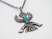 【Horace Iule】Zuni Knifewing Top Necklace w/Turquoise c.1935～