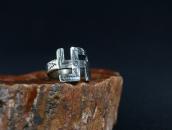 【H.H.Tammen】Ingot Silver 卍 Face Early Tourist Ring c.1910～