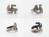 【H.H.Tammen】Ingot Silver 卍 Face Early Tourist Ring c.1910～