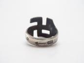 【H.H.Tammen】Ingot Silver 卍 Face Early Tourist Ring c.1910～