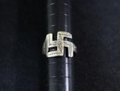 【H.H.Tammen】Ingot Silver 卍 Face Early Tourist Ring c.1910～