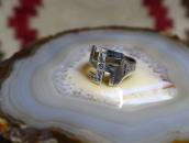 【H.H.Tammen】Ingot Silver 卍 Face Early Tourist Ring c.1910～